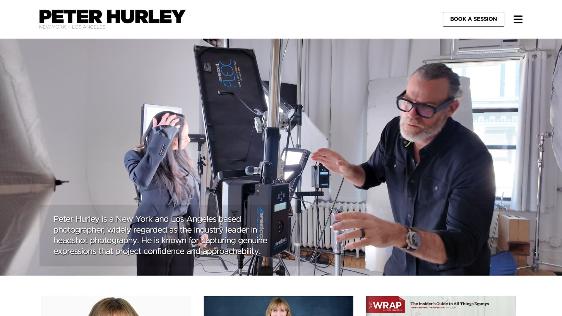Peter Hurley Photography screenshot